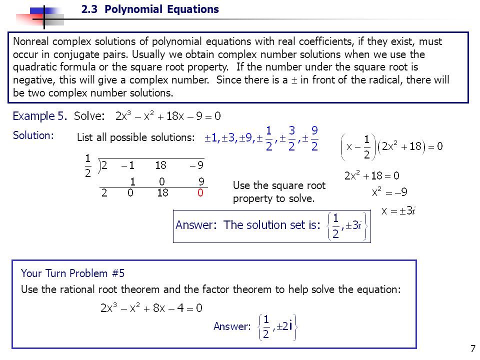 Write a polynomial equation with rational coefficients